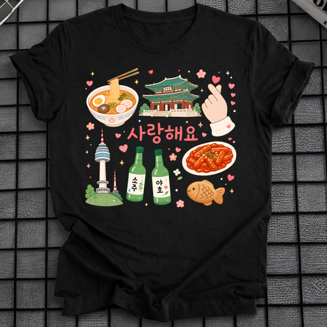 KOREAN LANDMARKS T-SHIRT