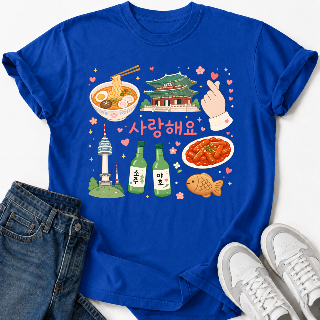 KOREAN LANDMARKS T-SHIRT