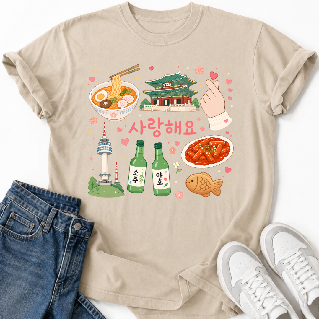 KOREAN LANDMARKS T-SHIRT