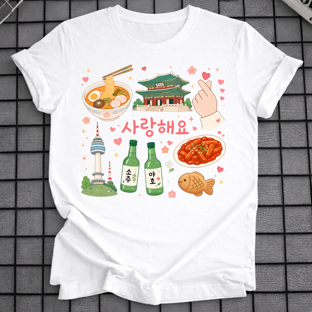 KOREAN LANDMARKS T-SHIRT