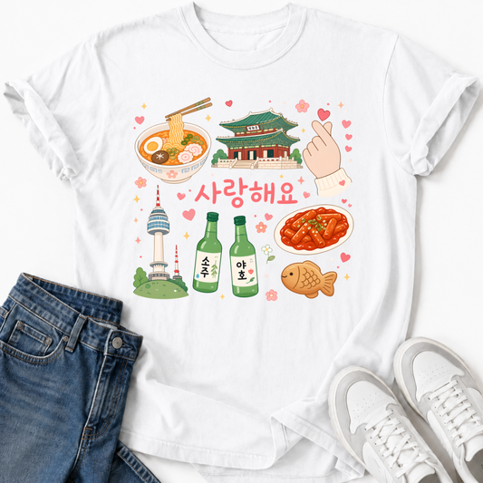 KOREAN LANDMARKS T-SHIRT