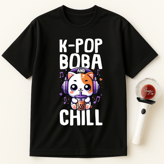 K-POP BOBA AND CHILL UNISEX T-SHIRT