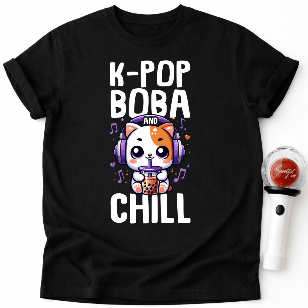 K-POP BOBA CHILL BOBA TEA T-SHIRT