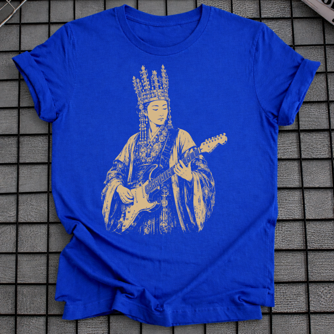 QUEEN SEONDEOK PLAYING GUITAR T-SHIRT