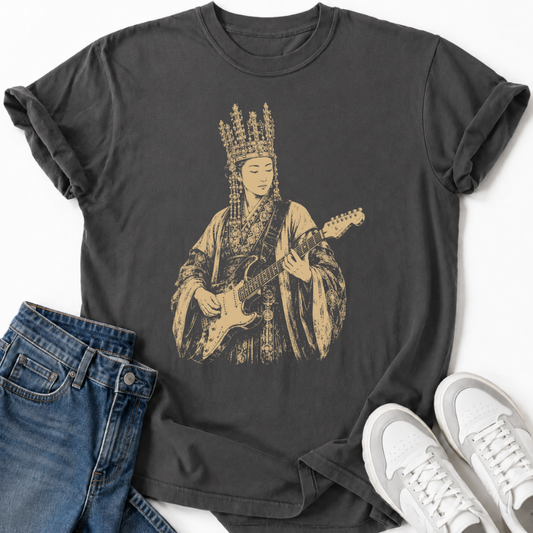 QUEEN SEONDEOK PLAYING GUITAR T-SHIRT
