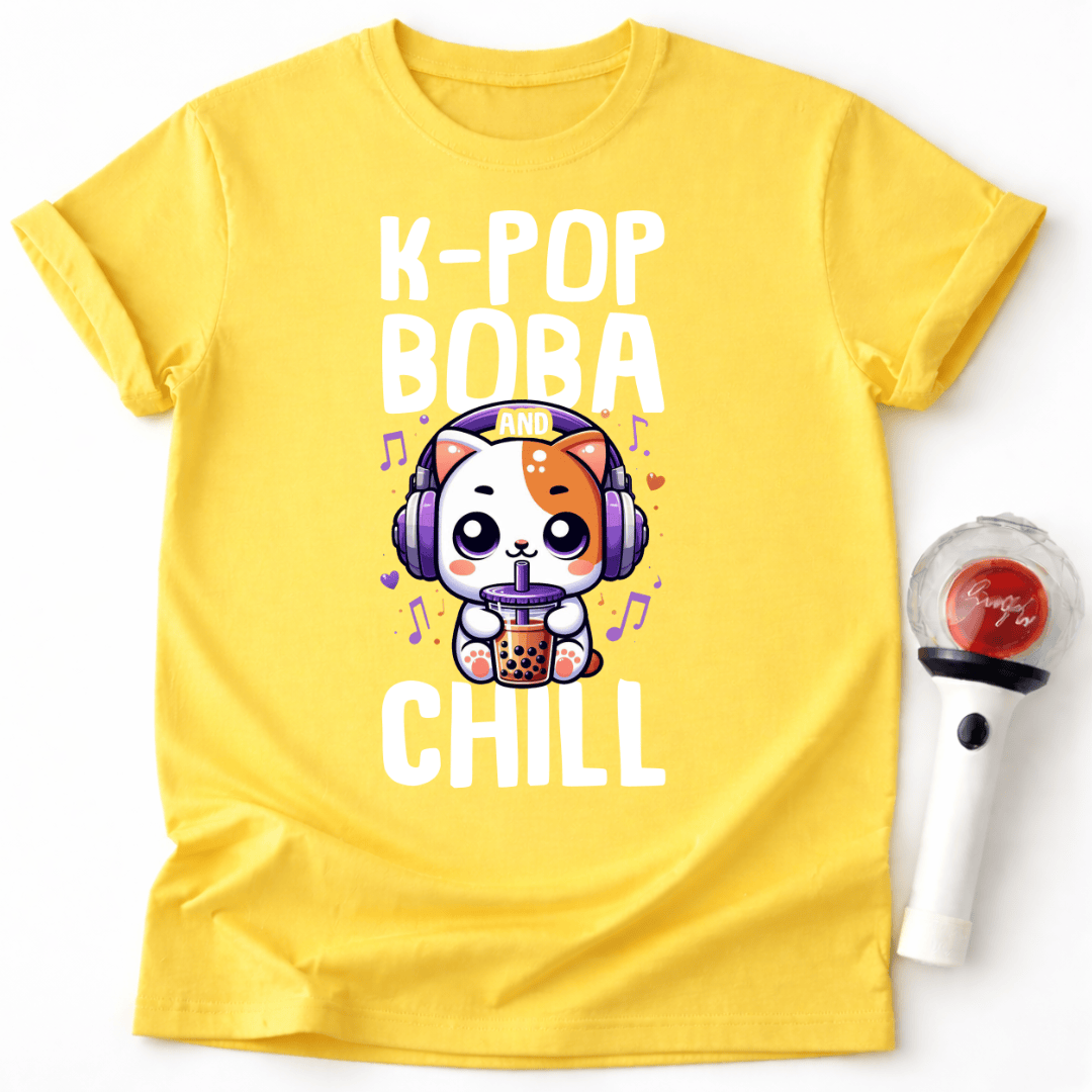 K-POP BOBA CHILL BOBA TEA T-SHIRT