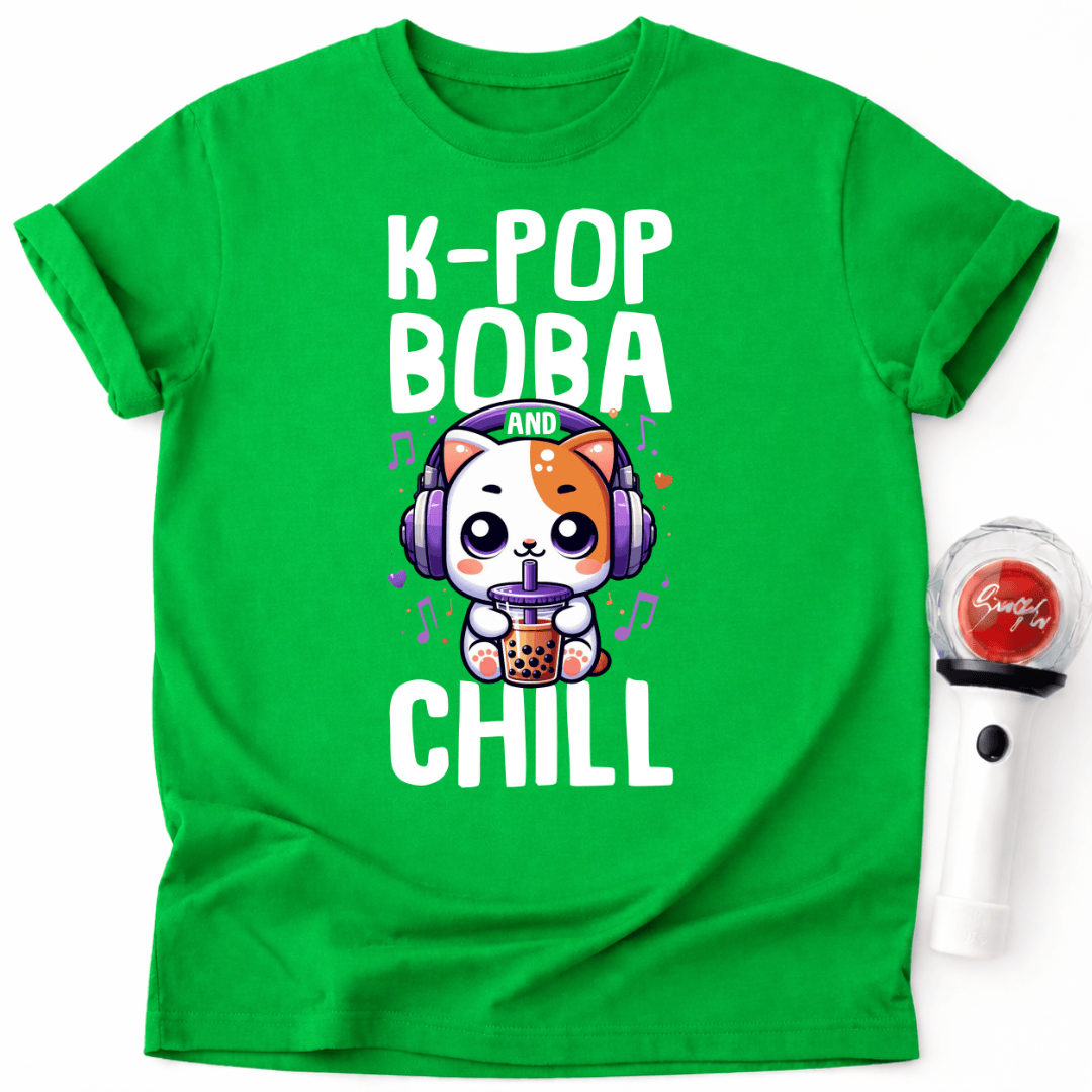 K-POP BOBA CHILL BOBA TEA T-SHIRT