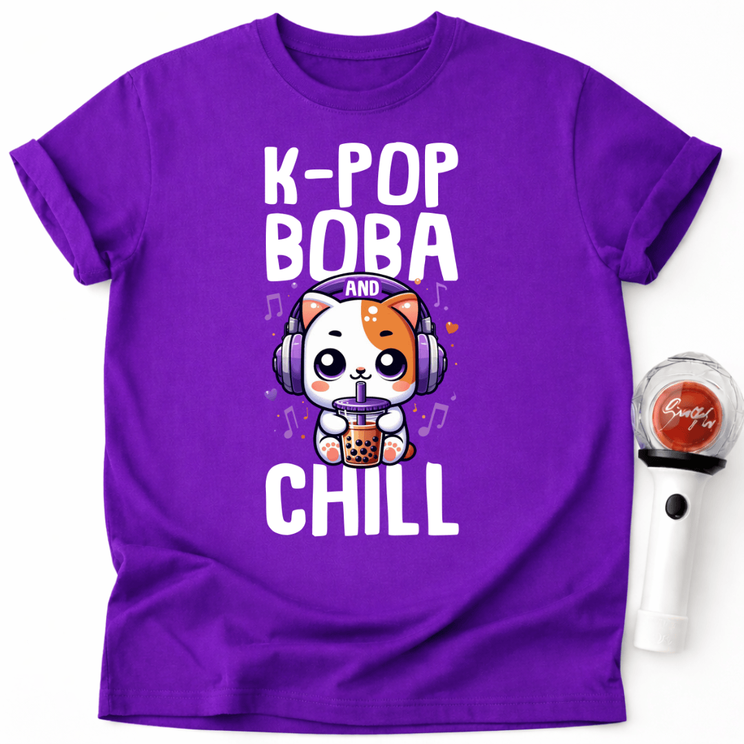K-POP BOBA CHILL BOBA TEA T-SHIRT
