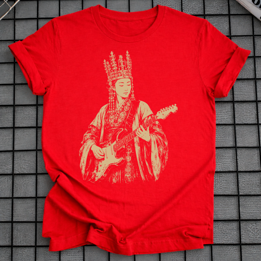 QUEEN SEONDEOK PLAYING GUITAR T-SHIRT