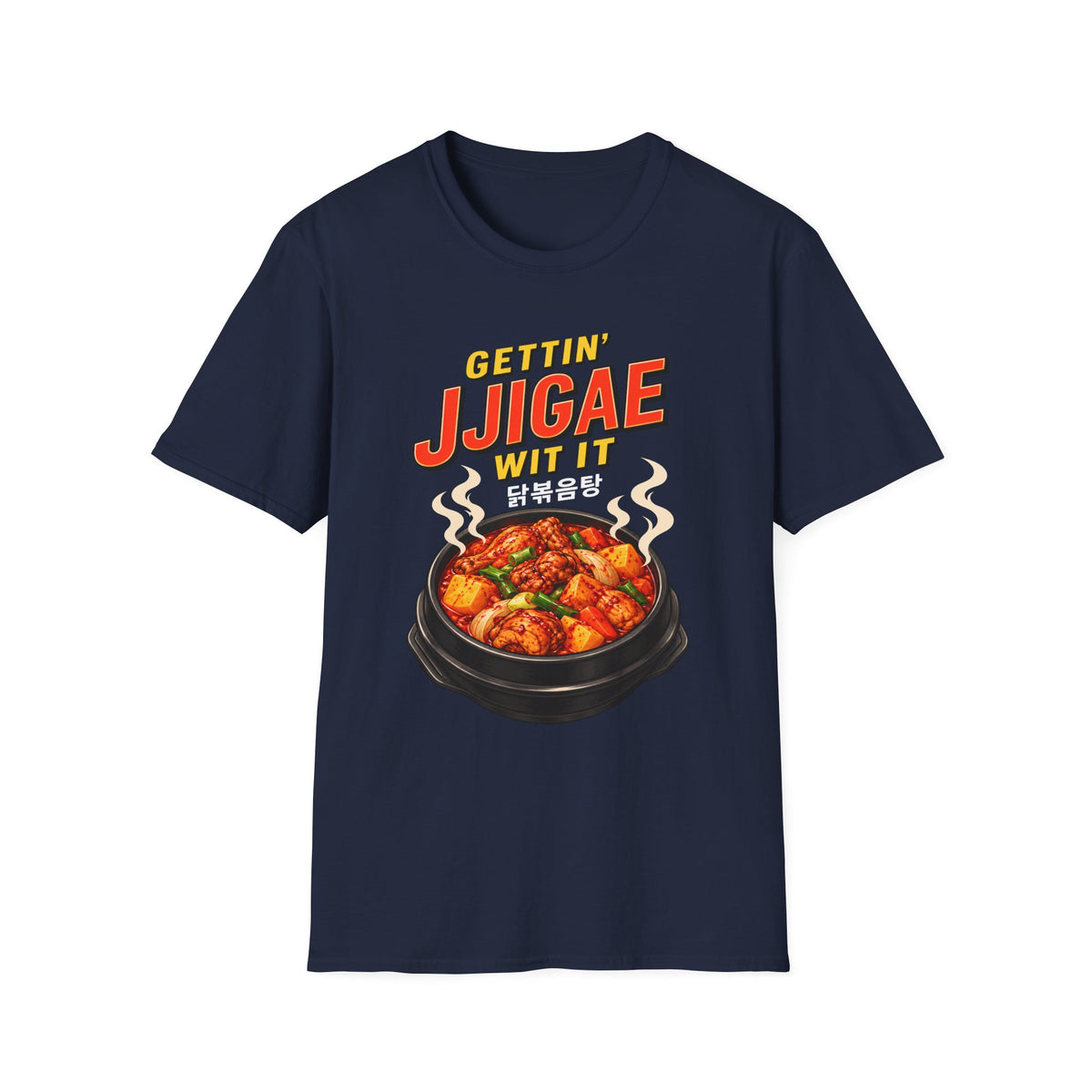 T-Shirt — 'Gettin' Jjigae Wit It' Korean Stew Graphic Tee