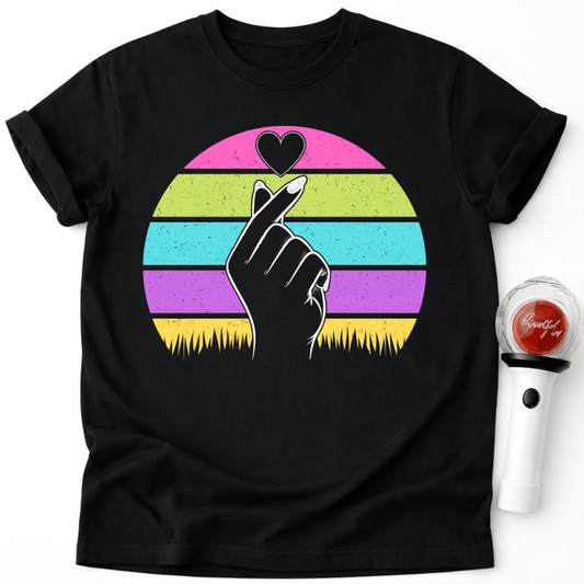 KOREAN HEART SYMBOL T-SHIRT