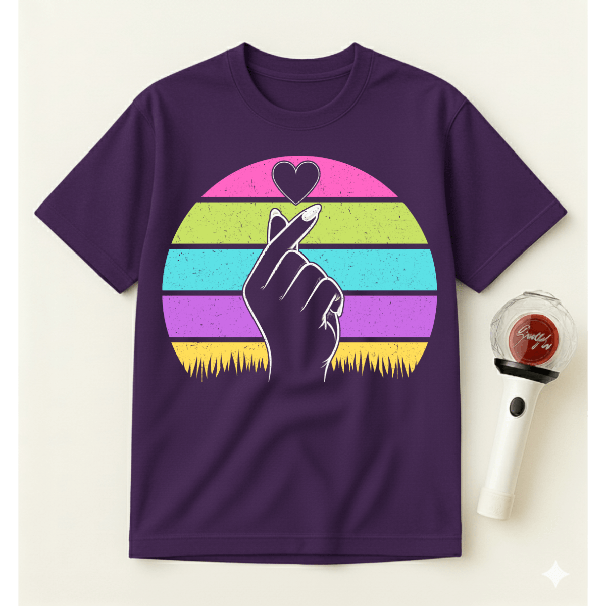 KOREAN HEART SYMBOL T-SHIRT