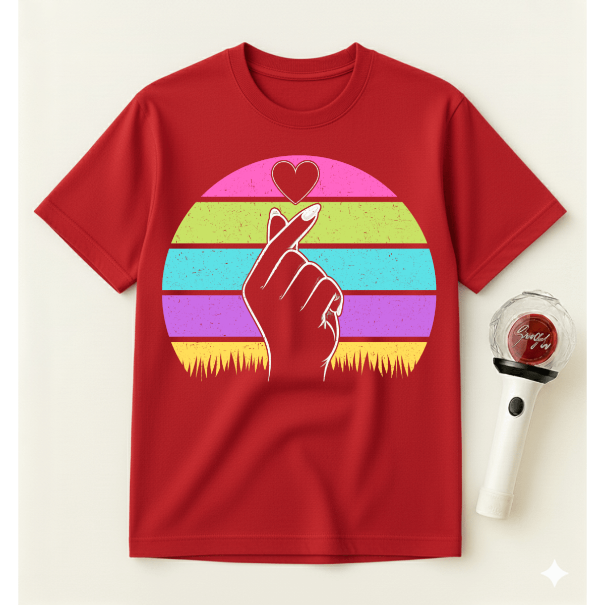 KOREAN HEART SYMBOL T-SHIRT
