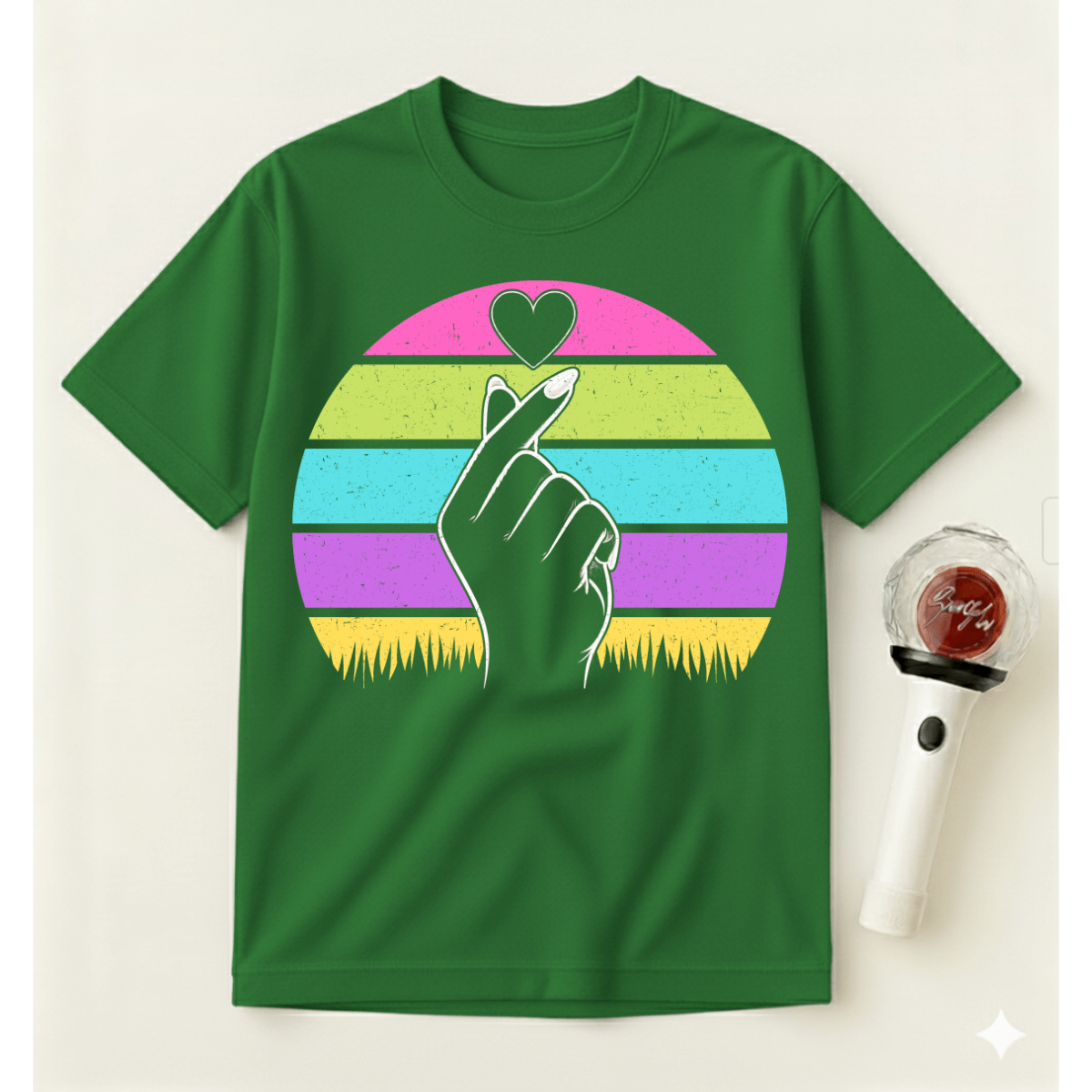 KOREAN HEART SYMBOL T-SHIRT