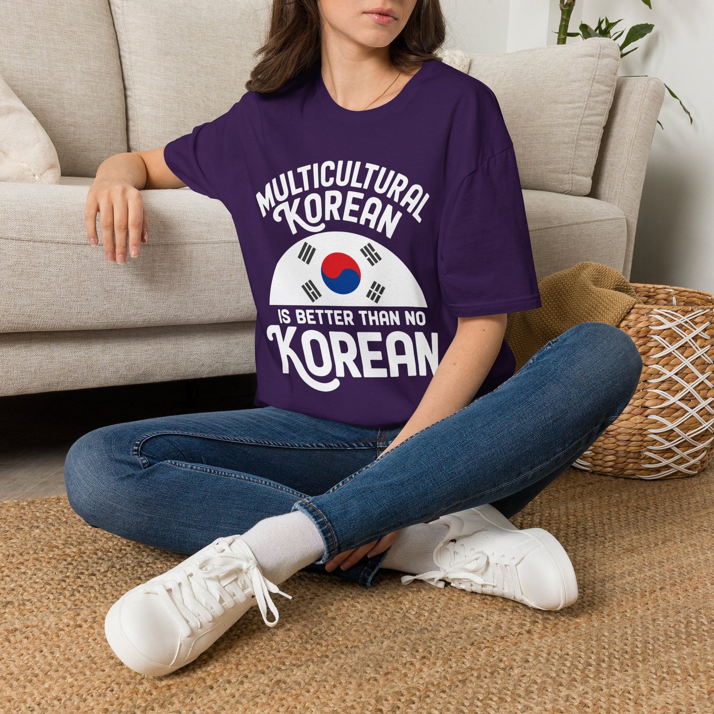 Multicultural Korean T-Shirt — 'Multicultural Korean Is Better Than No Korean' Pride Tee
