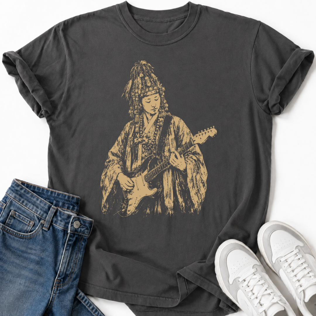 KOREAN SHAMAN GUITARIST T-SHIRT