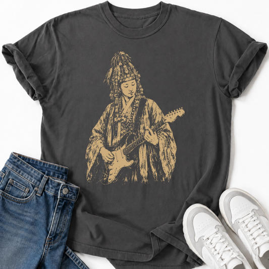 KOREAN SHAMAN GUITARIST T-SHIRT