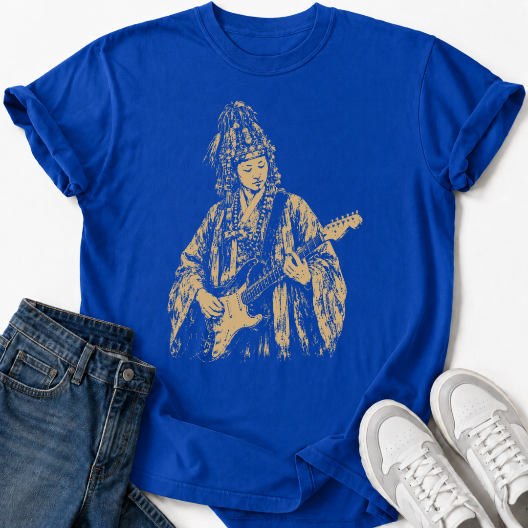 KOREAN SHAMAN GUITARIST T-SHIRT