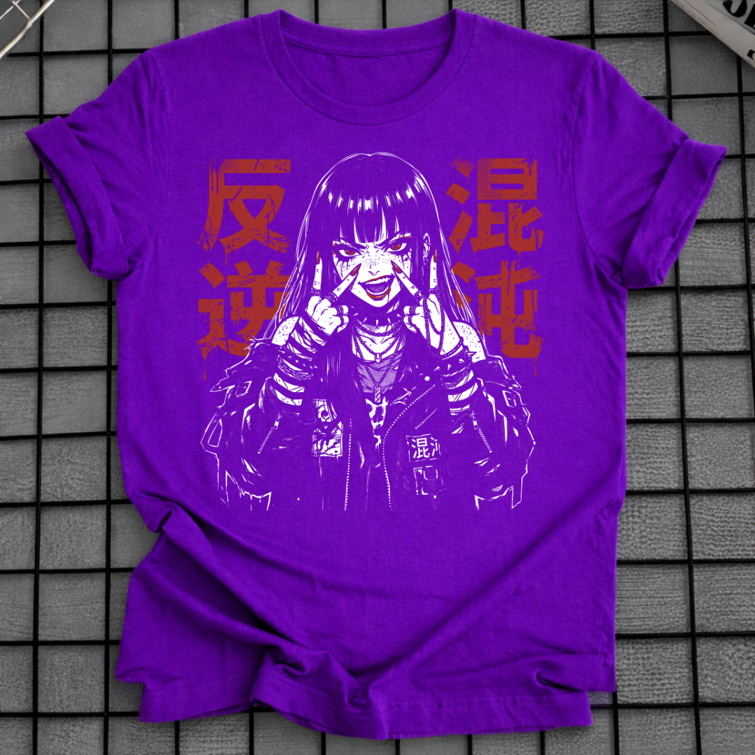 ANIME PUNK GIRL T-SHIRT