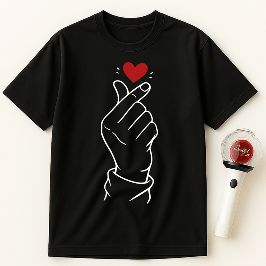 K-POP FINGER HEART UNISEX T-SHIRT