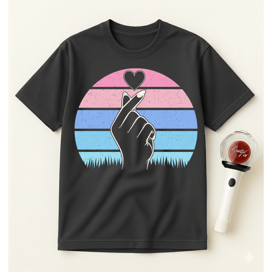 CLASSIC K-POP HEART T-SHIRT