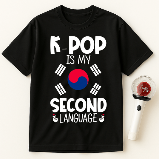 K-POP IS MY SECOND LANGUAGE UNISEX T-SHIRT