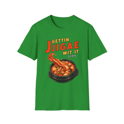 Gettin Jjigae Wit It T-Shirt — Korean Stew Graphic Tee