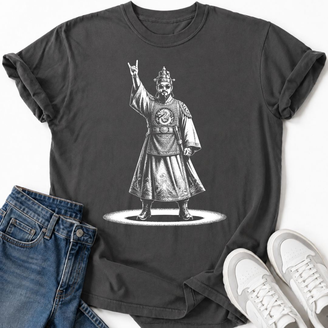 KOREAN KING ROCK ON T-SHIRT