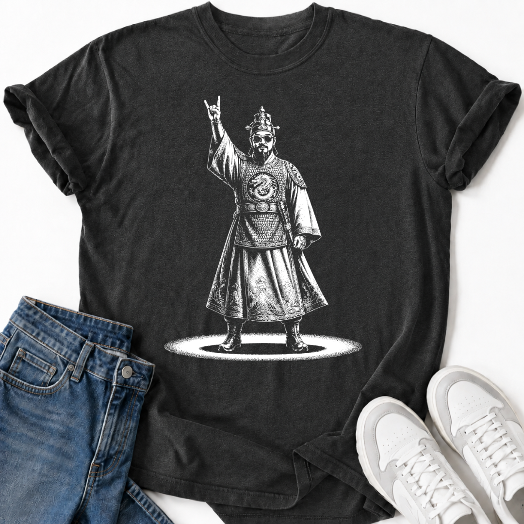 KOREAN KING ROCK ON T-SHIRT