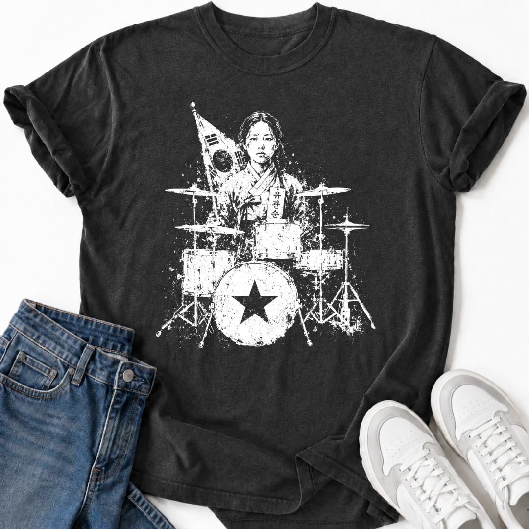 YU GWAN-SUN DRUMMER T-SHIRT