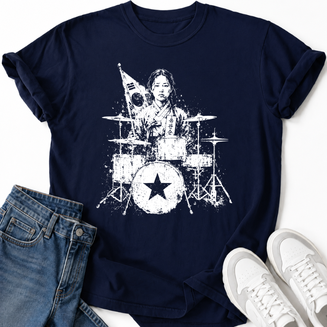 YU GWAN-SUN DRUMMER T-SHIRT