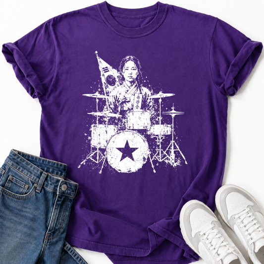 YU GWAN-SUN DRUMMER T-SHIRT