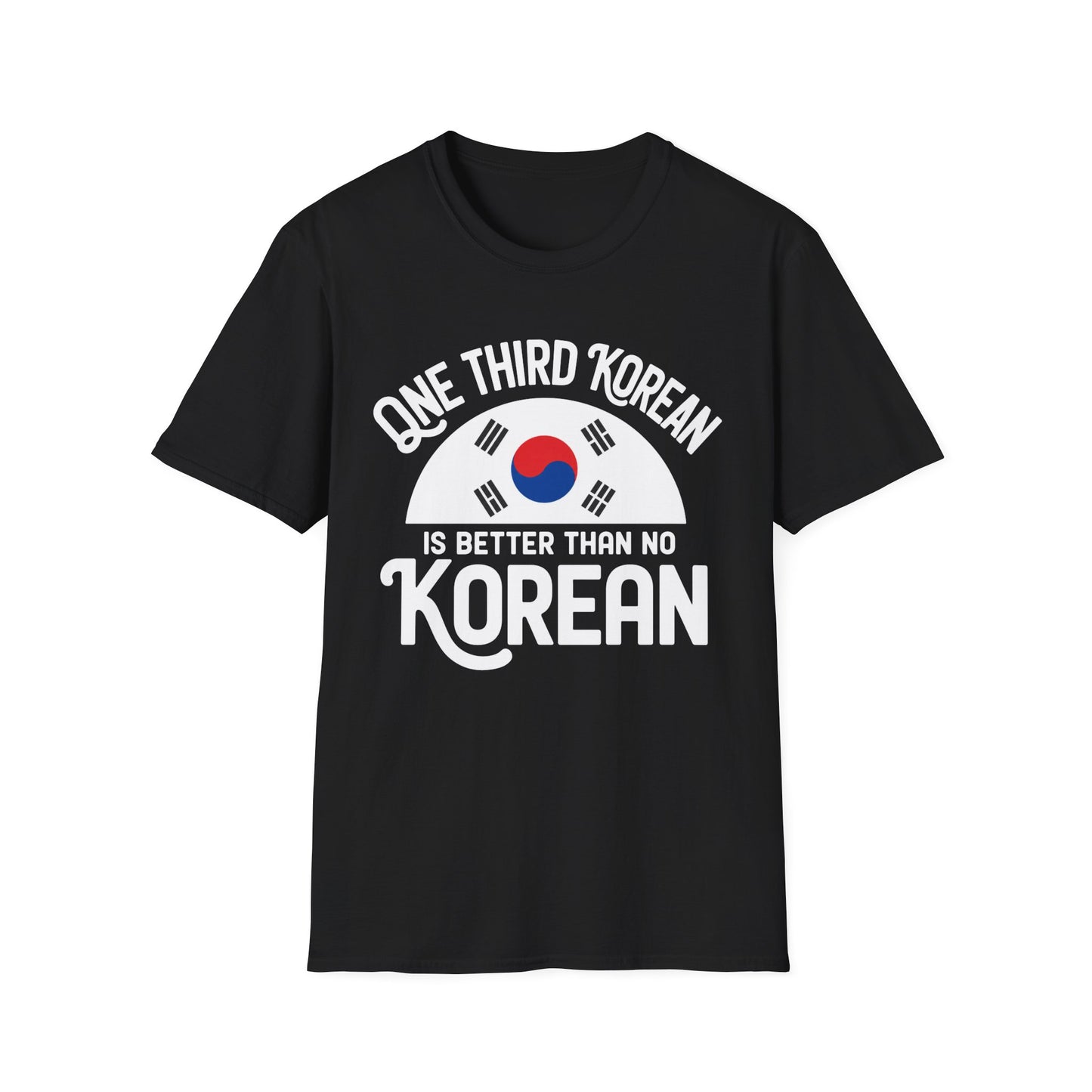 Korean Heritage T-Shirt — "One Third Korean" Flag Graphic