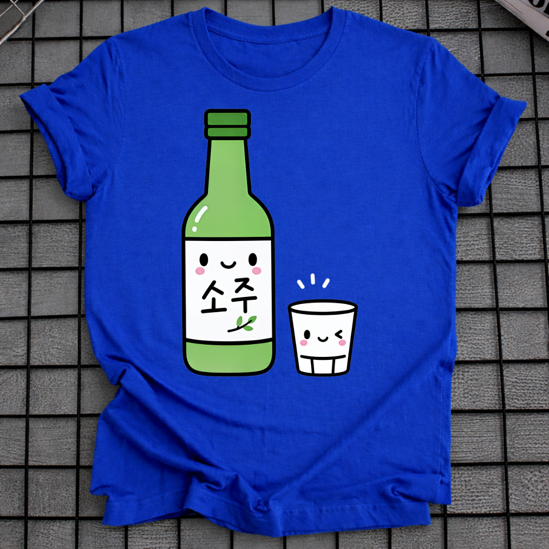 SOJU FLASCHE & BECHER T-SHIRT