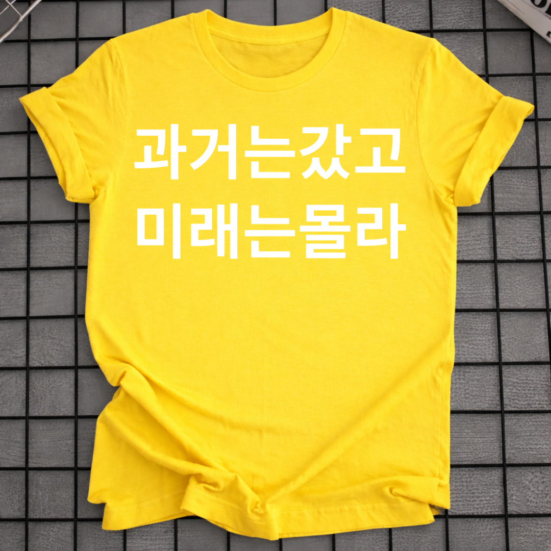 KOREANISCHES PHRASEN-T-SHIRT
