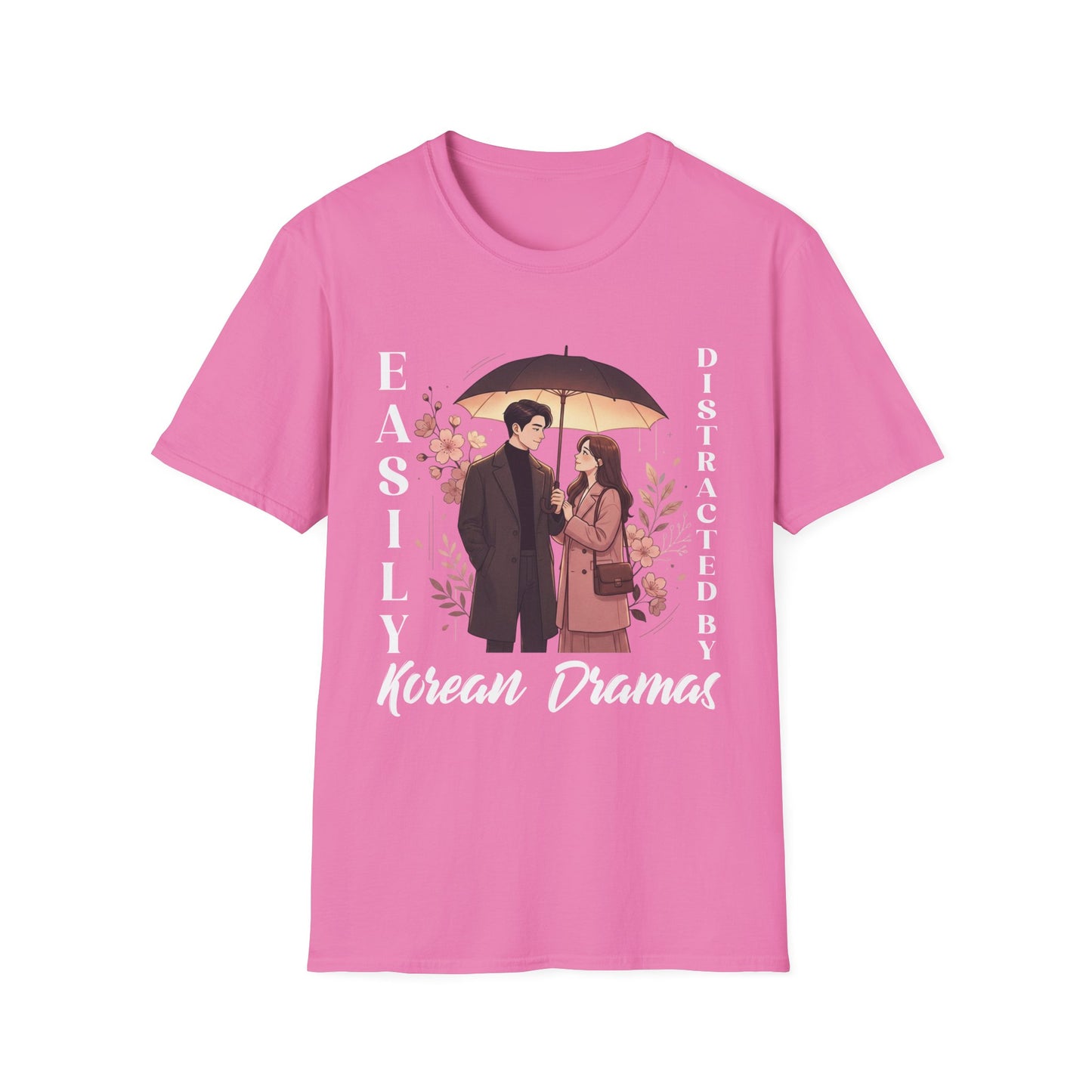 K-Drama Fan T-Shirt – "Easily Distracted by Korean Dramas" Graphic Tee