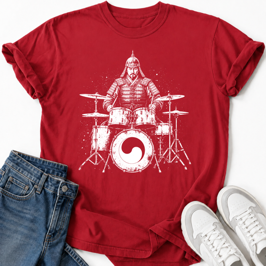 KOREAN WARRIOR DRUMMER T-SHIRT