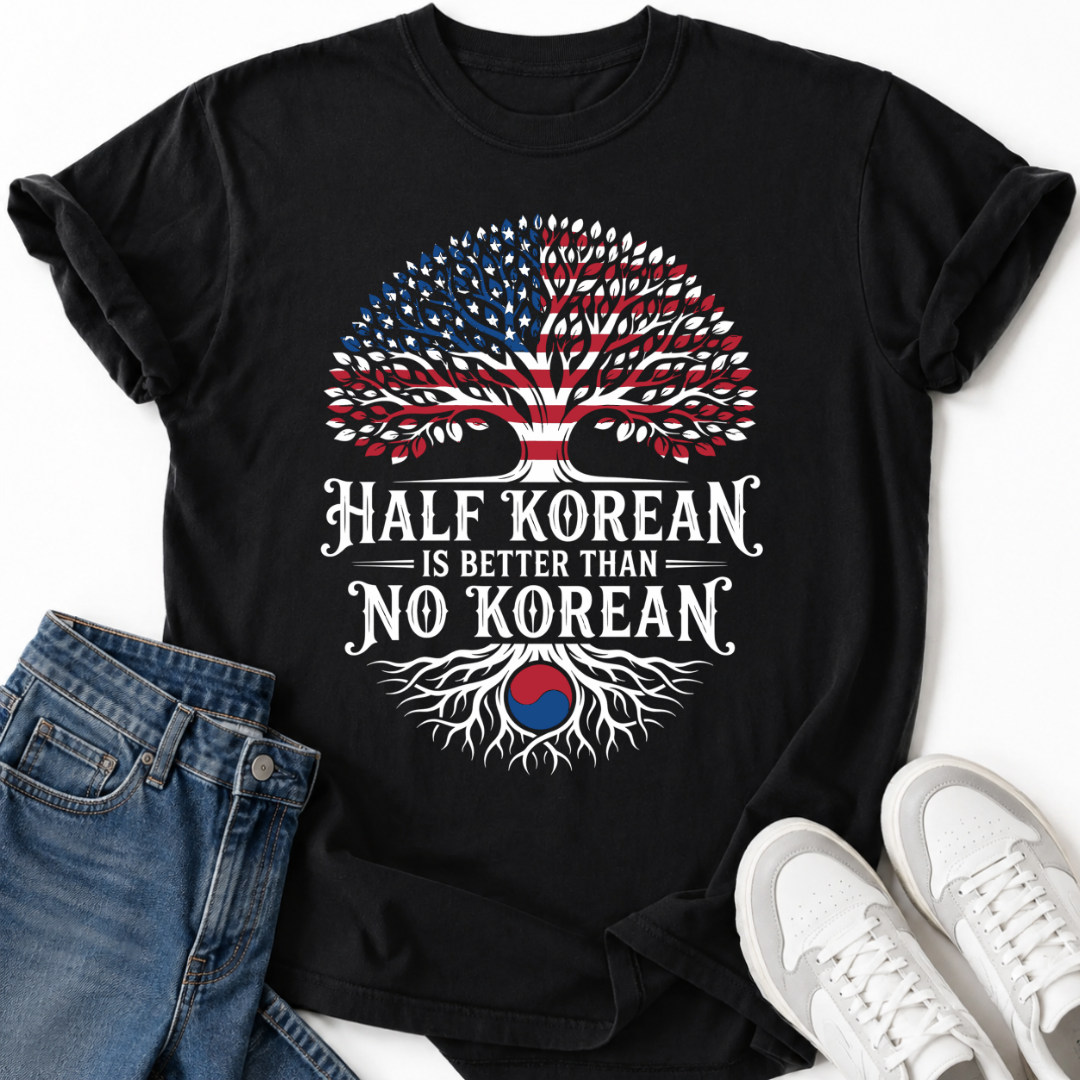 KOREAN AMERICAN ROOTS T-SHIRT