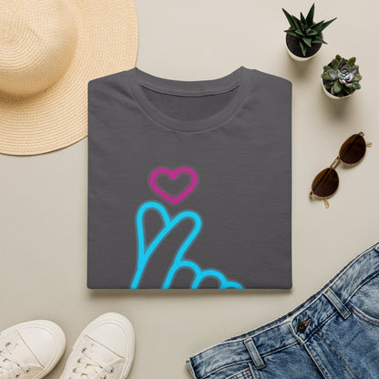 Cute Gesture Graphic T-Shirt, Casual Wear, Gift for Friends, Funny Tee, Birthday Present, Summer Style