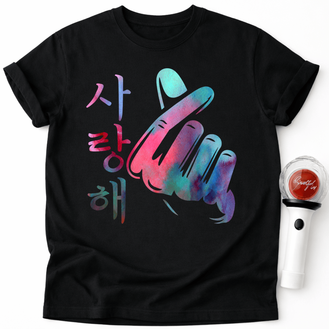 BUNTES K-POP SARANGHAE T-SHIRT