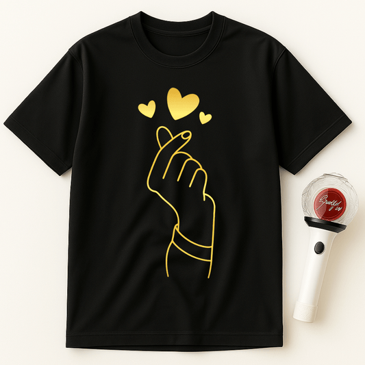 FINGER HEART UNISEX T-SHIRT