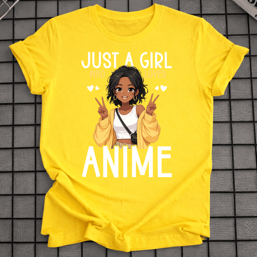 AFRO ANIME MÄDCHEN T-SHIRT