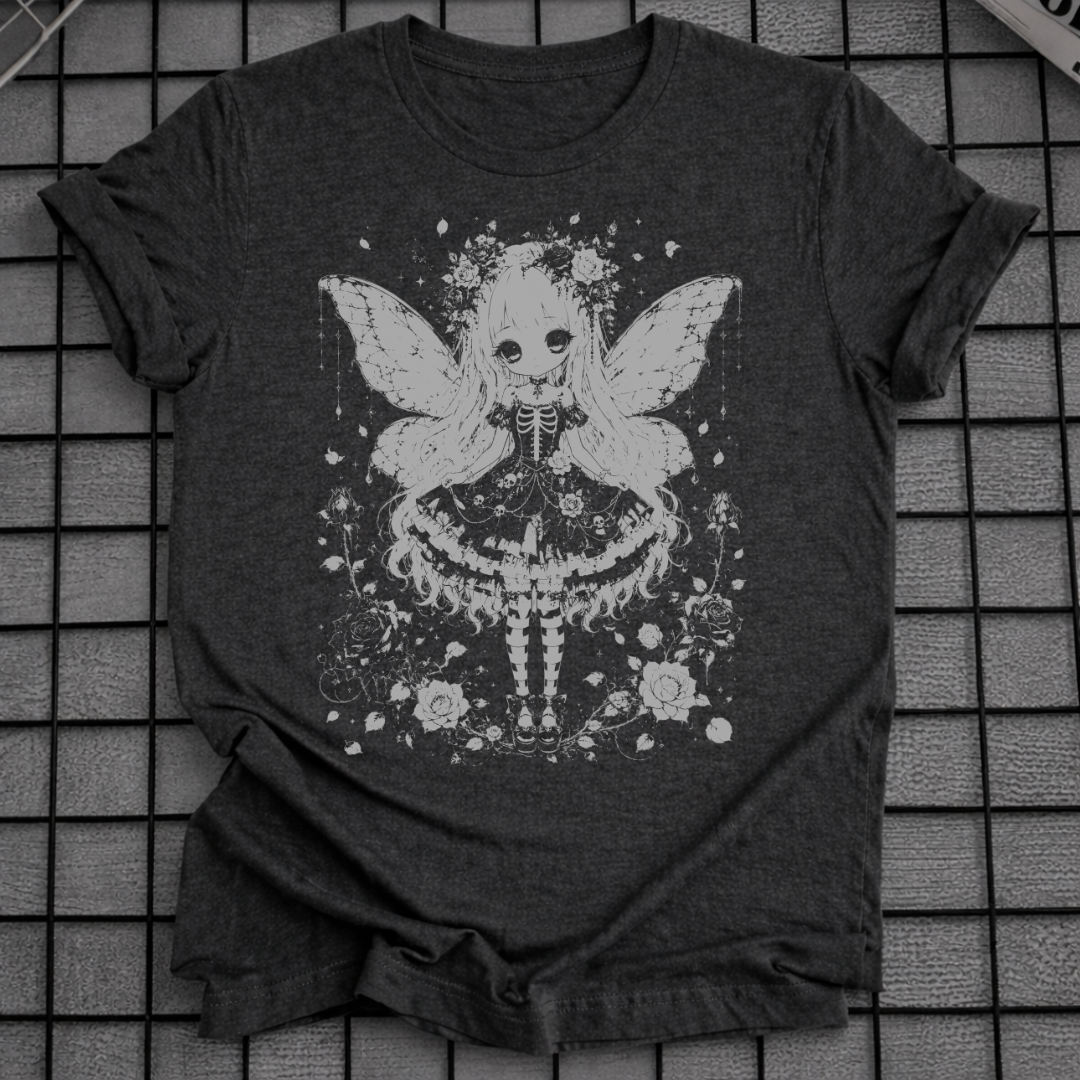 GOTHIC FEEN-SKELETT T-SHIRT
