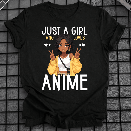 AFRO ANIME GIRL T-SHIRT