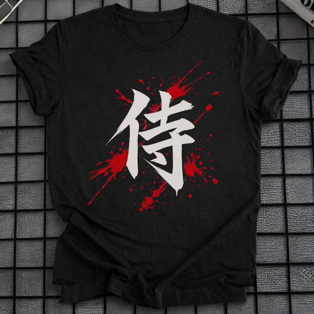 SAMURAI KANJI SYMBOL T-SHIRT