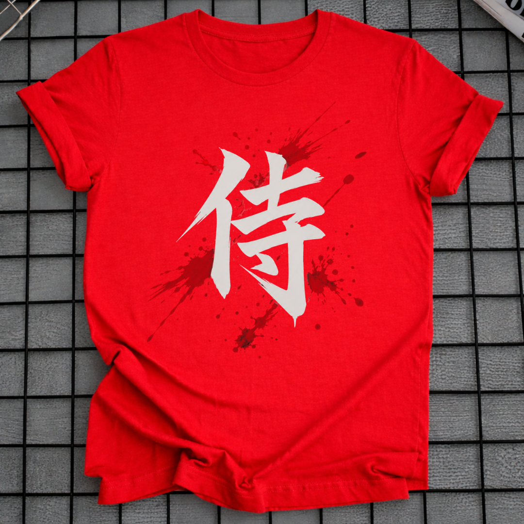 SAMURAI KANJI SYMBOL T-SHIRT