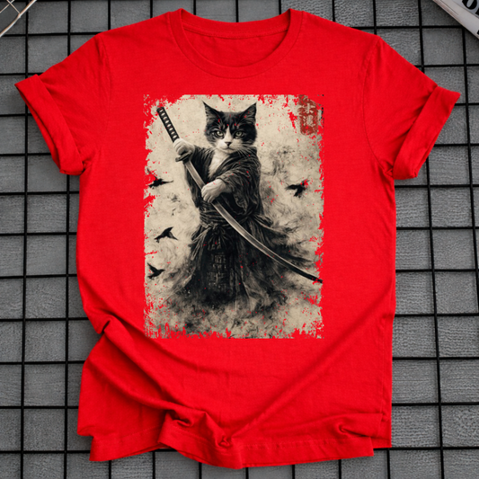 SAMURAI CAT T-SHIRT