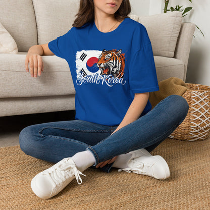 South Korea Tiger T-Shirt — Korean Flag Graphic Tee