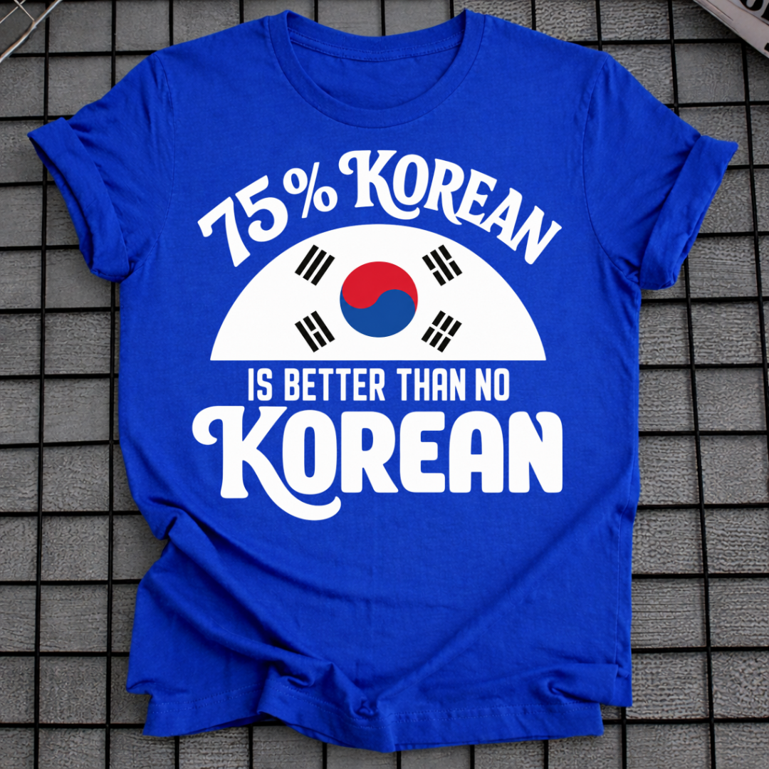 75% KOREAN T-SHIRT
