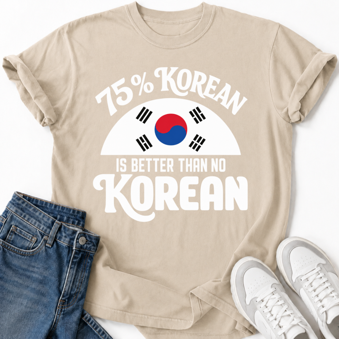 75% KOREAN T-SHIRT